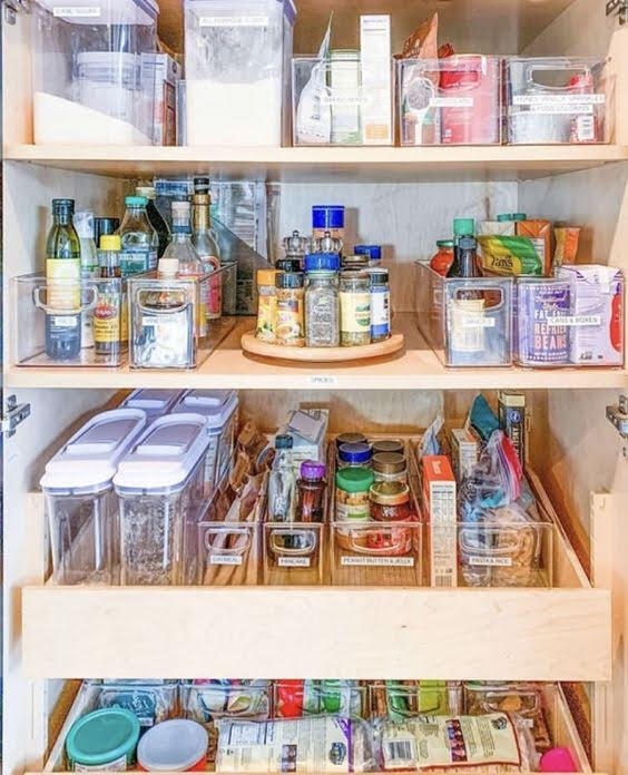 Organized pantry